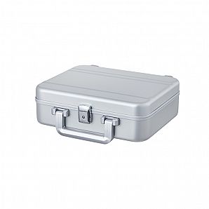 Aktentasche aus Metall und Aluminium