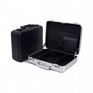 Geformte Aluminium-Aktenkoffer mit unterschiedlicher Innenauskleidung