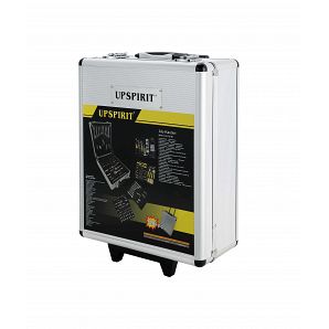 Werkzeugkoffer aus Aluminium mit Werkzeugsatz